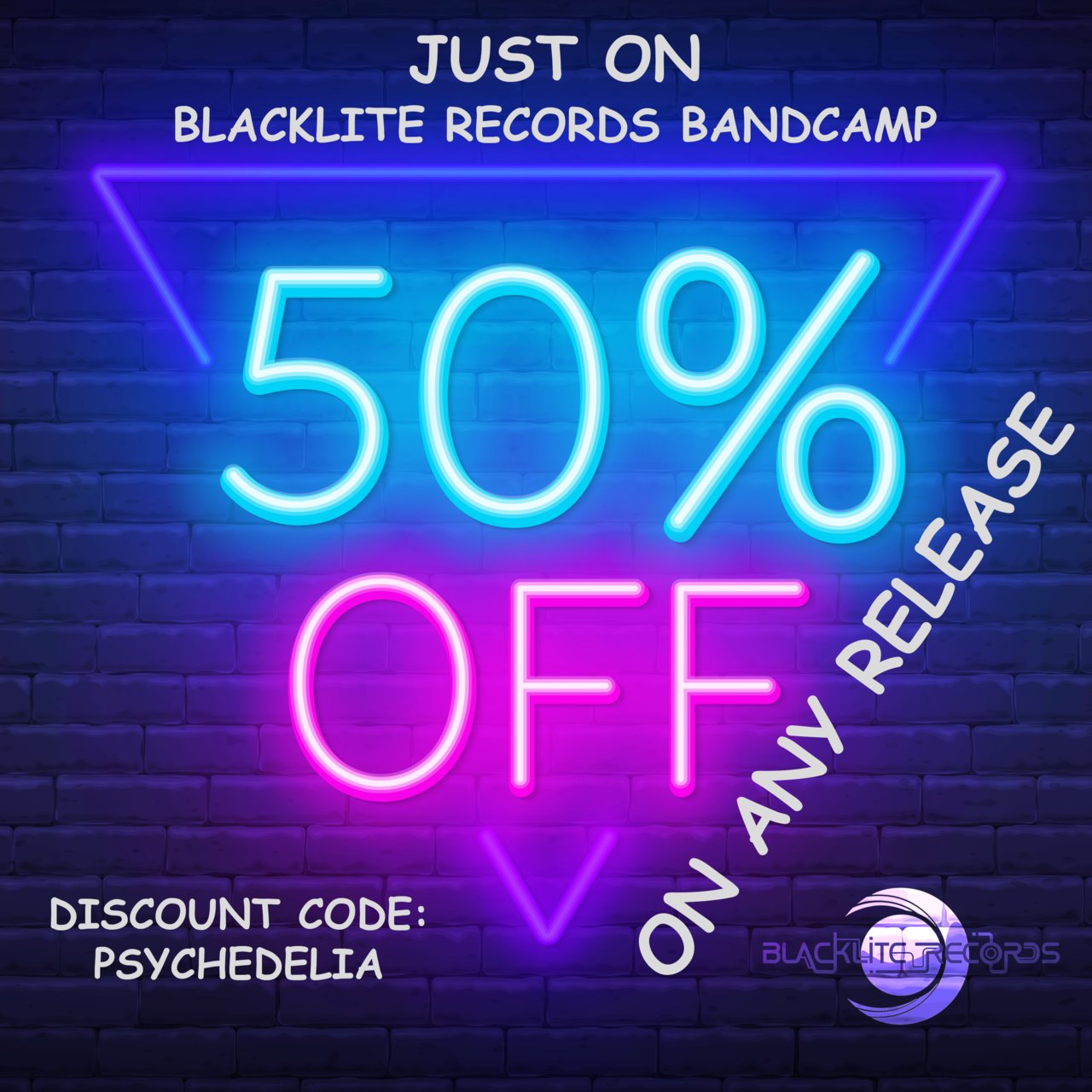 50% OFF on Blacklite Records Bandcamp