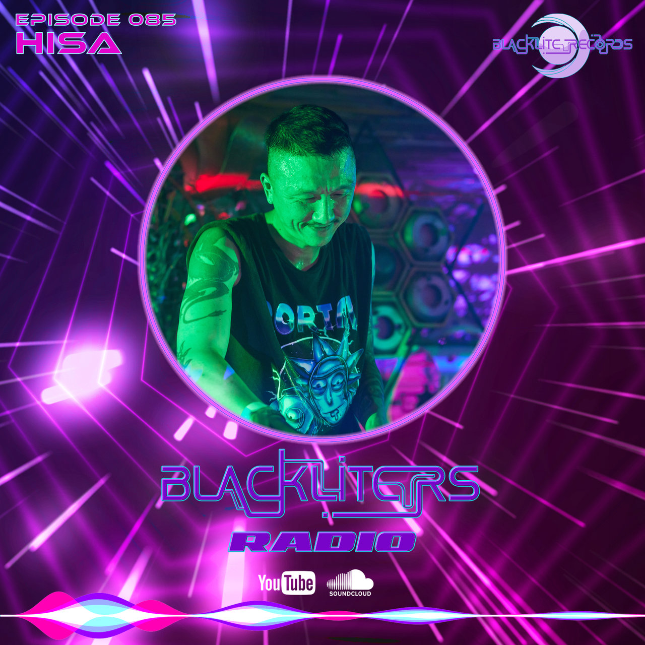 Blackliters Radio #085 "HISA" [Psychedelic Trance Radio]