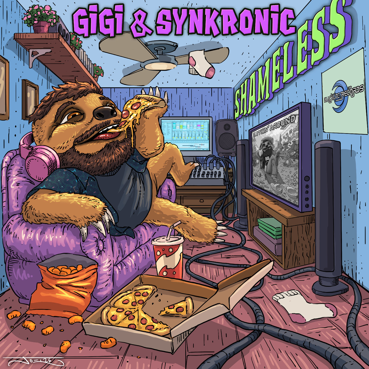 Gigi, Synkronic - Shameless - Cover Art